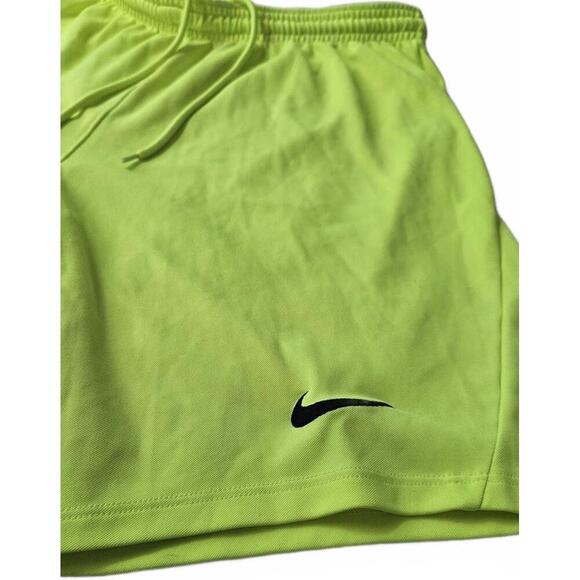 Nike Men's Dri-FIT Neon Yellow Athletic Shorts - Lightweight Size Medium - Picture 4 of 7